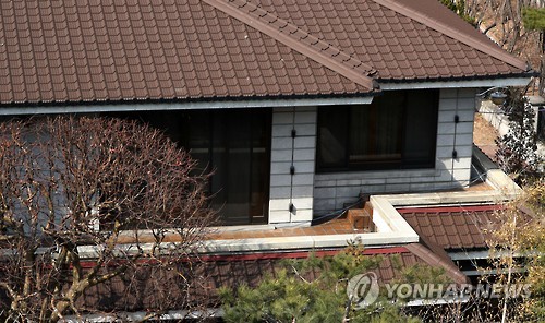 서울울 강남구 삼성동 박근혜 전 대통령 자택 [연합뉴스 자료사진]