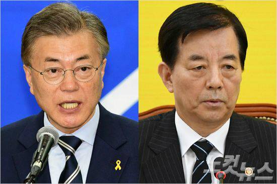 문재인 대통령과 한민구 국방장관 (사진=자료사진)