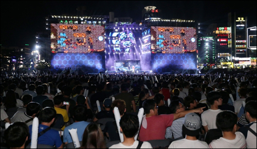 한국은 물론 중국에서도 e스포츠의 열기는 언제나 뜨겁다. ⓒ 연합뉴스