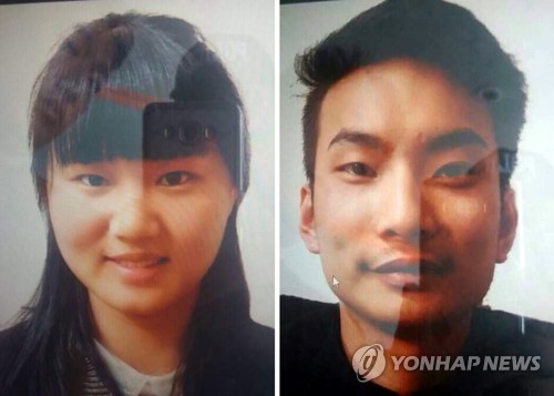 지난달 파키스탄 남부 퀘타에서 IS에 납치, 살해된 중국인 2명의 모습. 사진은 파키스탄 경찰이 납치 직후 배포한 것.[EPA=연합뉴스 자료사진]