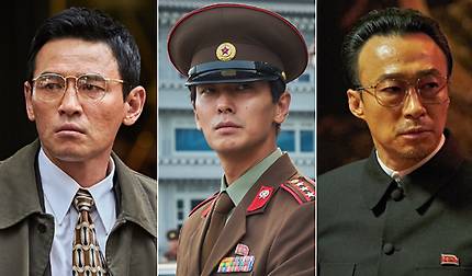 영화 ‘공작’의 황정민-주지훈-이성민(왼쪽부터). 사진제공|CJ엔터테인먼트