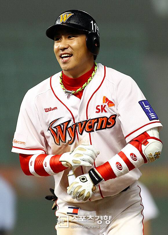 SK 김강민. SK 와이번스 제공