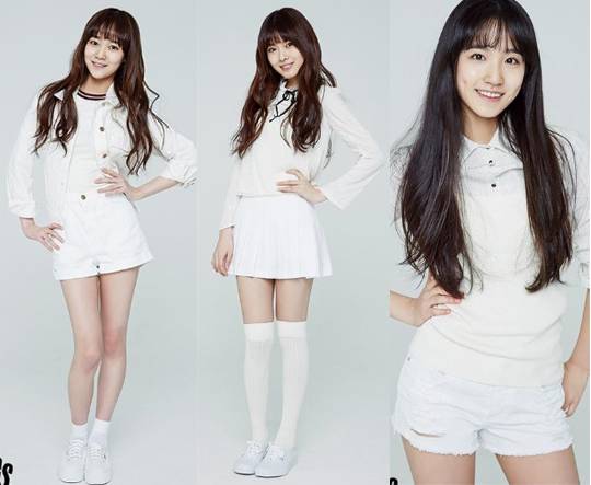 왼쪽부터 히나·고은·혜린. SM엔터테인먼트 제공