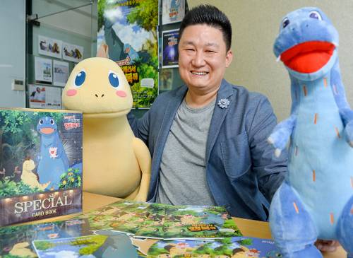 ''고녀석 맛나겠다 2'' 제작사 미디어캐슬 신현호 대표이사가 15일 오전 삼성동 본사에서 서울경제와 인터뷰를 갖고 있다. /송은석기자