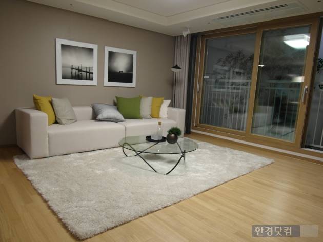 갈매역 아이파크 전용 84㎡A형 내부. 사진= 김하나 기자