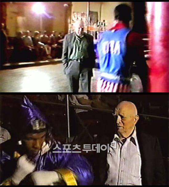 마이크 타이슨과 커스 다마토/사진=유튜브 영상 화면 캡쳐(https://youtu.be/DnRVunw5-pQ)