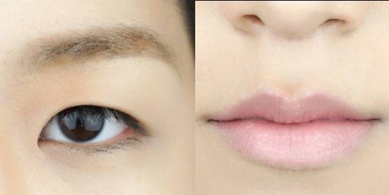 눈썹은 부드러운 느낌의 컬러로, 입술은 누드톤으로 해주는 것이 좋다.© News1star