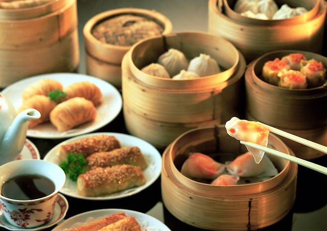 광둥 요리를 대표하는 메뉴 딤섬.