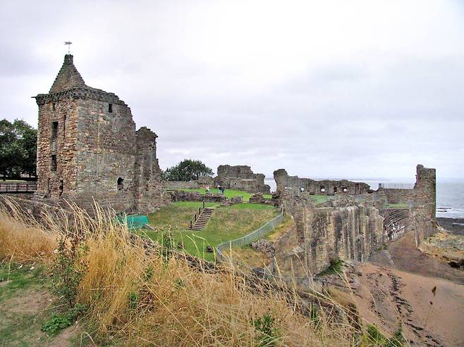 세인트 앤드류스 성 유적.