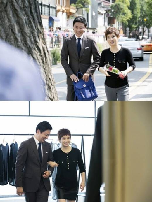 김범수 전 아나운서와 안문숙, JTBC 화면 캡쳐