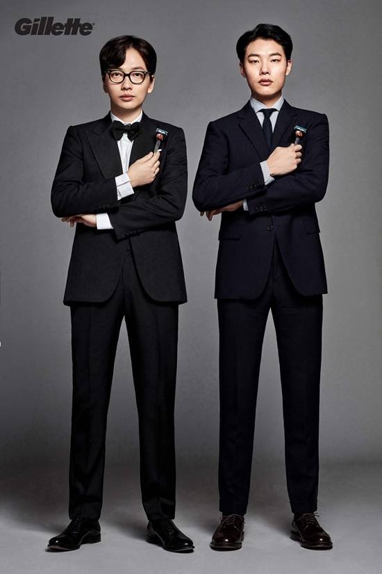 류준열과 이동휘가 세계적인 면도기 브랜드 질레트의 엠버서더로 선정됐다. (사진=질레트 코리아)