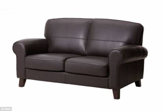이케아 가죽 소파