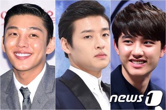 배우 유아인과 강하늘, 도경수가 2월 극장가를 찾아온다. © News1star DB
