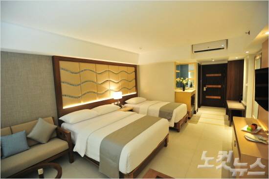 보홀 헤난 리조트 객실 내부. (사진=온필 제공)