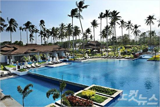 환경친화적인 인테리어가 돋보이는 프린세사 가든 아일랜드 리조트. (사진=온필 제공)