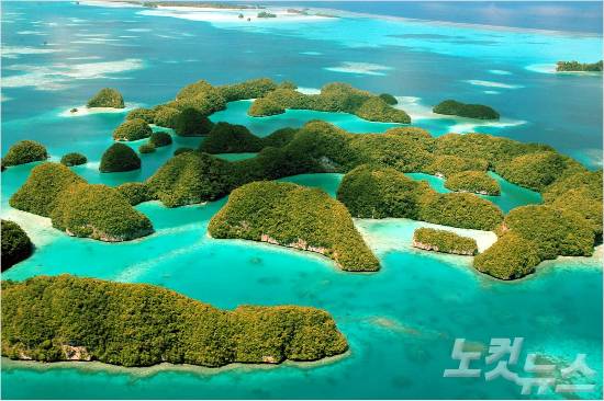 팔라우 락 아일랜드 전경(사진=에어텔닷컴 제공)