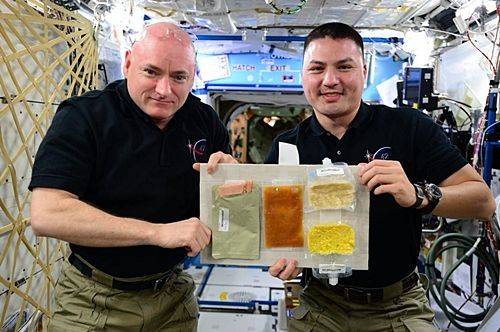 그는 추수감사절에 우주에서 칠면조 요리를 만들어 먹기도 했다. (사진=NASA)