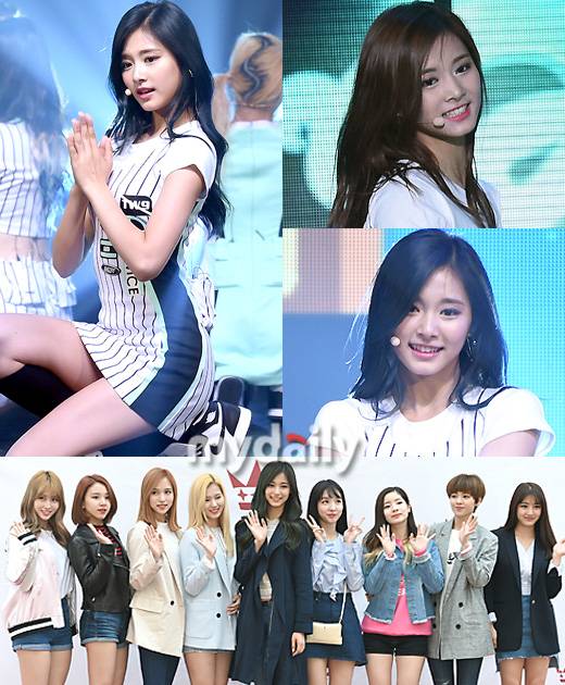 ▲ '미모로 강제 센터 진출' 트와이스 쯔위식스틴이 방영되자마자 미모로 화제가 된 쯔위. 당연한 수순으로 데뷔하고 특출난 비주얼로 단숨에 센터 멤버로 등극했다. 18살 나이가 믿기지 않는 기럭지와 감탄을 자아내는 미모로 한국과 대만을 사로잡는 중이다.