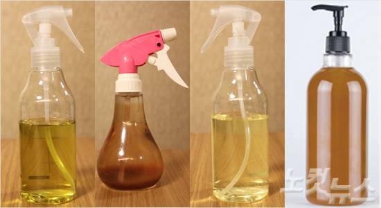 천연살균제, 천연탈취제, 천연세제 (사진=김송이 기자, 김나나씨 제공)