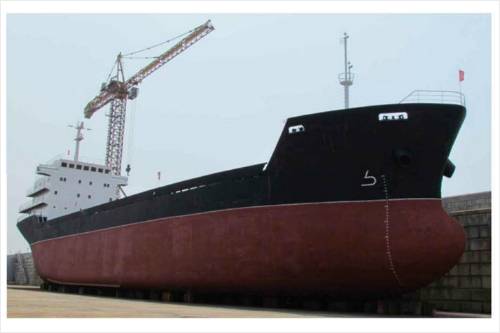 북한이 건조한 5천톤급 화물선(사진=조선의 오늘)