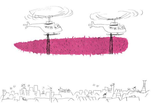 아주 아주 큰 고구마는 어떻게 옮길까? 좌절된 고구마 캐기가 신나는 표현과 상상의 놀이로 바뀐다. 창비 제공