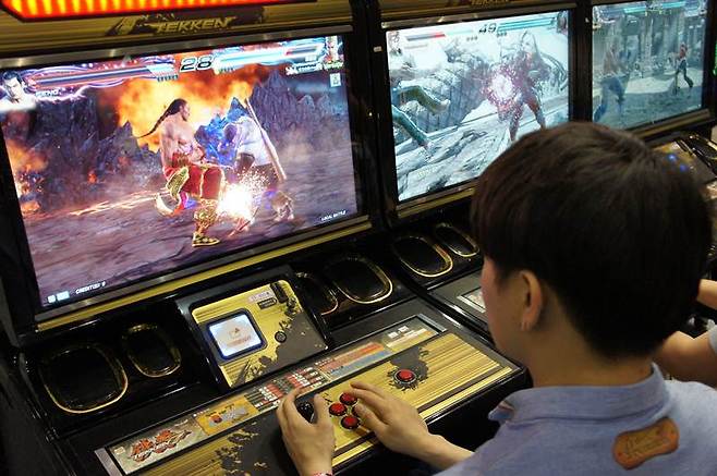 철권7아케이드버전플레이현장