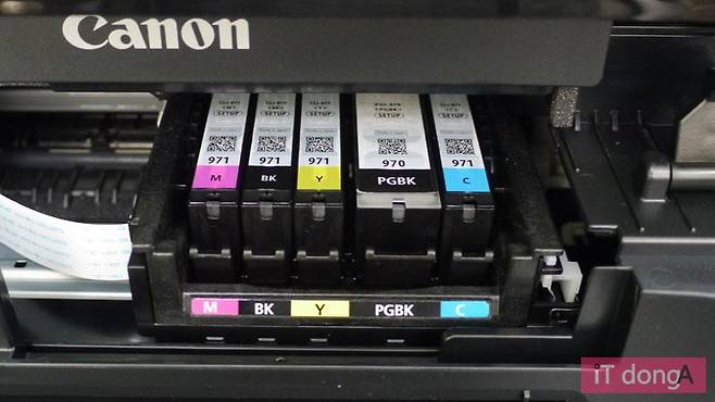 잉크 카트리지 설치