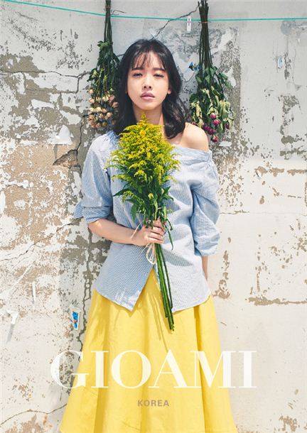 배우 배그린이 지오아미 창간호를 장식하는 첫 모델로 선정됐다 / 사진= GIOAMI