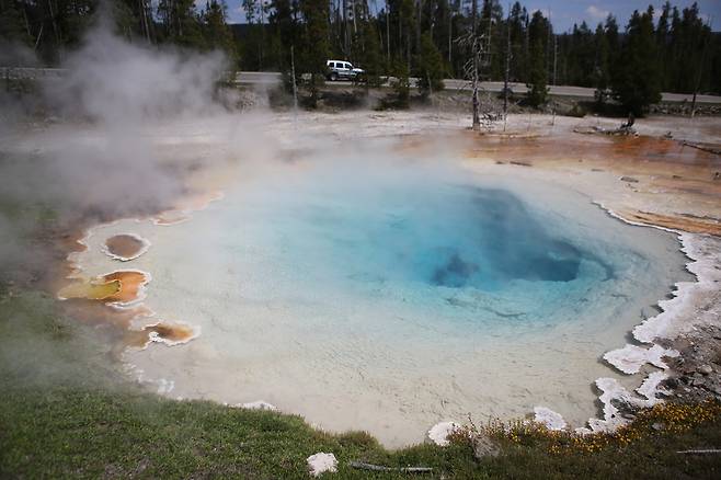 노리스 간헐천 지대.