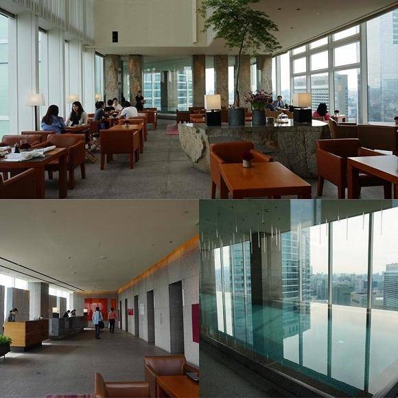 상단부터 시계 방향대로 호텔 라운지, 수영장, 로비 전경. /우고운 기자