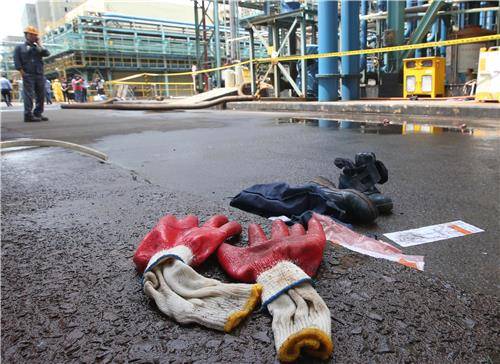 고려아연 사고현장.