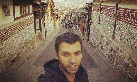 2014년 본드가 한국을 방문했을 당시 찍은 사진. [사진 데이비드 본드 제공]