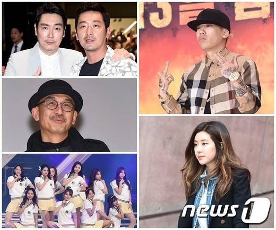 배우 하정우, 이준익 감독, 걸그룹 아이오아이 멤버 임나영·김청하, 배우 박한별, 래퍼 도끼 등이 '안투라지'에 특별출연 한다. © Newstar DB