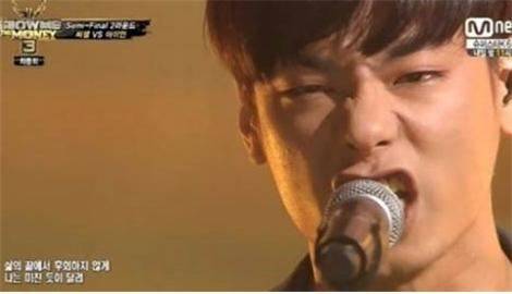 Mnet '쇼미더머니3'에 출연해 준우승을 했던 래퍼 아이언. Mnet 방송화면 캡처