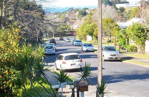 오클랜드 북부 지역의 주택가