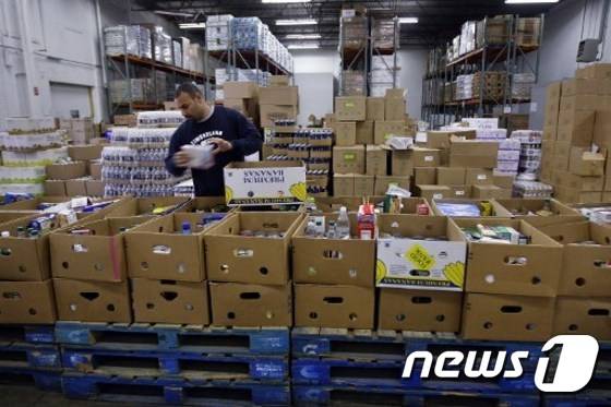 미국 기업의 한 물류창고. © AFP=뉴스1