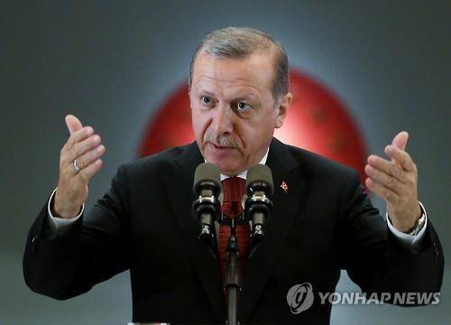 터키 에르도안 대통령 [AP=연합뉴스 자료사진]