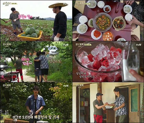 삼시세끼 고창편이 고공행진을 이어가고 있다. tvN 방송 캡처.