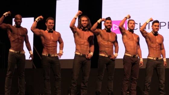 '치펜데일 쇼' 배우들이 3일 서울 방이동 올림픽공원 올림픽홀에서 쇼케이스에서 포토타임을 갖고 있다./사진=함혜인 인턴기자