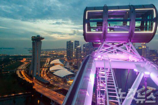 화려한 싱가포르의 야경을 감상해보자. (사진=시티투어닷컴 제공)