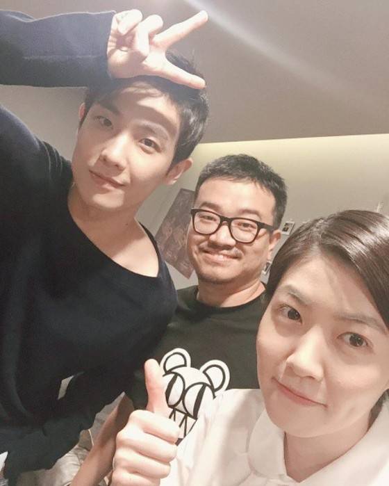 심은경, 이준, 연상호가 친분을 과시했다. © News1star/ 심은경 인스타그램