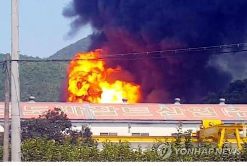 경북 경주 가스 폭발사고 현장[독자 제공=연합뉴스]