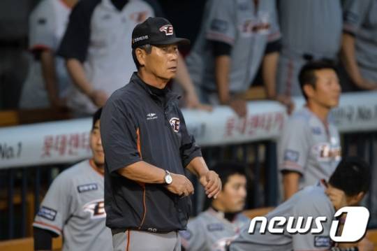 한화 김성근 감독. /사진=뉴스1