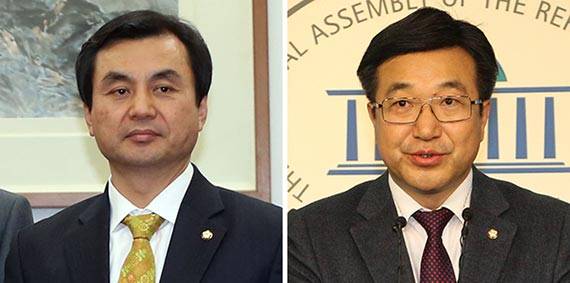 안규백(左), 윤호중(右)