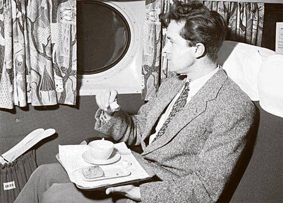 1960년대 SAS 항공 기내식. [사진 각 항공사]