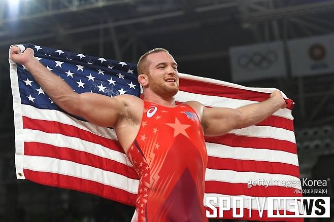 ▲ 2016년 리우데자네이루 올림픽 남자 자유형 97kg급 금메달리스트 카일 스나이더(20, 미국)는 UFC 진출을 바란다.