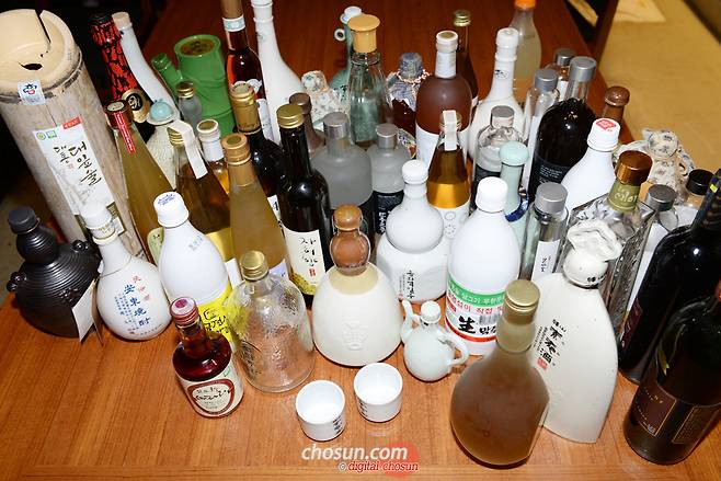 다양한 우리술들