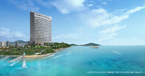 여수 오션힐 호텔 조감도 [사진제공-애드앤피알스미스]