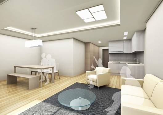 GS건설의 ‘그랑시티자이’에는 다양한 주민 편의시설이 들어선다. 사진은 커뮤니티센터에 들어설 게스트하우스 예상 모습. /GS건설 제공