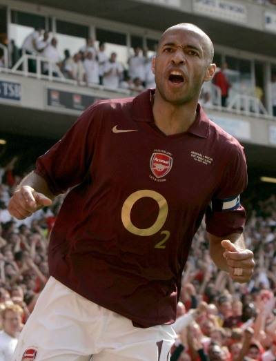 프리미어리그와 아스날 역사상 최고의 공격수로 꼽히는 티에리 앙리. [사진=AP뉴시스]